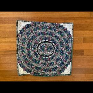 Boho style accent pillow cover